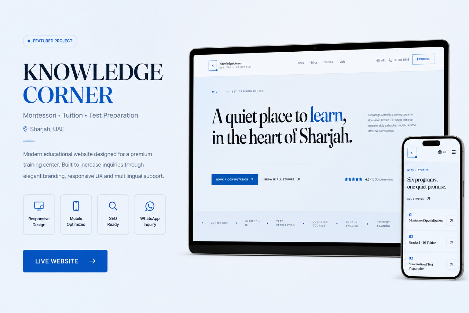 Knowledge Corner Training